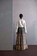 SILK BROCADE SKIRT