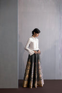 SILK BROCADE SKIRT