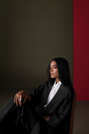 سترة أوريجامي حريرية