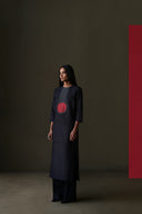 بنطلون حريري منسوج يدويًا