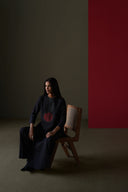 بنطلون حريري منسوج يدويًا