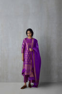 Silk Brocade Tunic Set