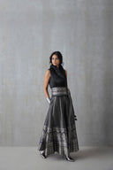 Silk Brocade Palazzo