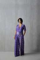 Silk Brocade Jumpsuit