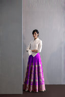 SILK BROCADE SKIRT