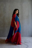 Pleated Kimono Cape