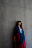 Pleated Kimono Cape