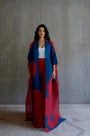 Pleated Kimono Cape