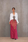 Silk Brocade Dress