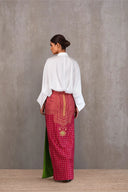 Silk Brocade Dress