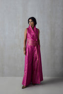 Silk Brocade Palazzo