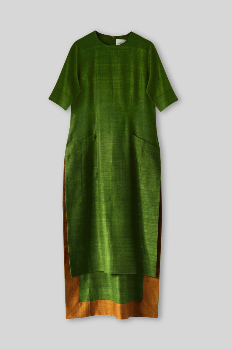 HANDWOVEN SILK KURTA SET