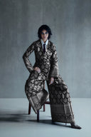 Silk Brocade Jumpsuit