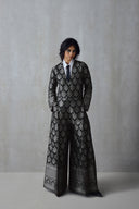 Silk Brocade Jumpsuit