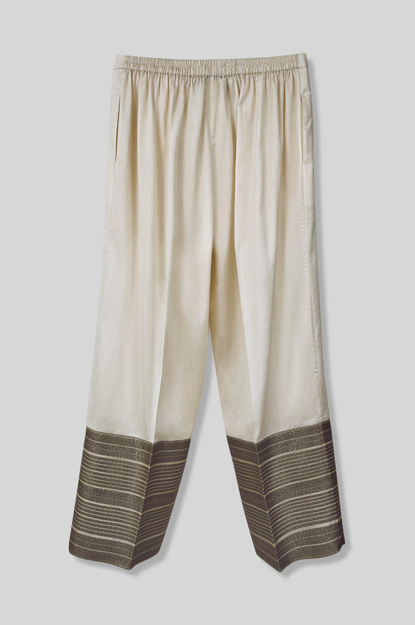 Handwoven Silk Brocade Kurta Set