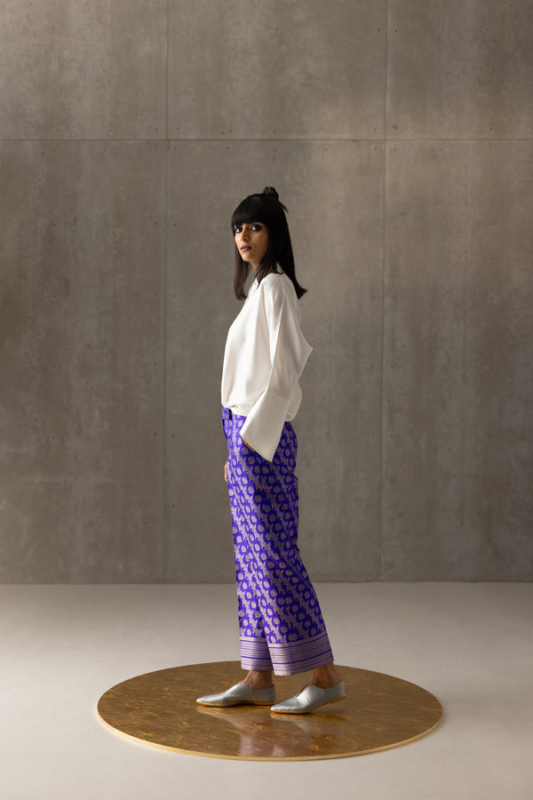 Handwoven Silk Brocade Culotte