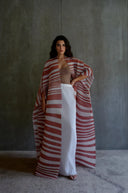 Pleated Kimono Cape