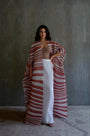 Pleated Kimono Cape