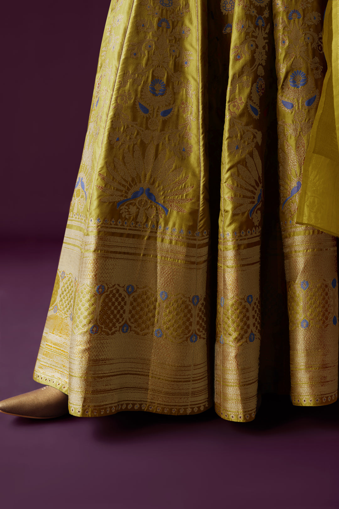 Silk Brocade Lehenga