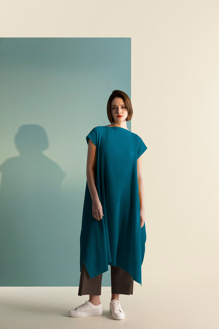 Pleated Kurta Dress