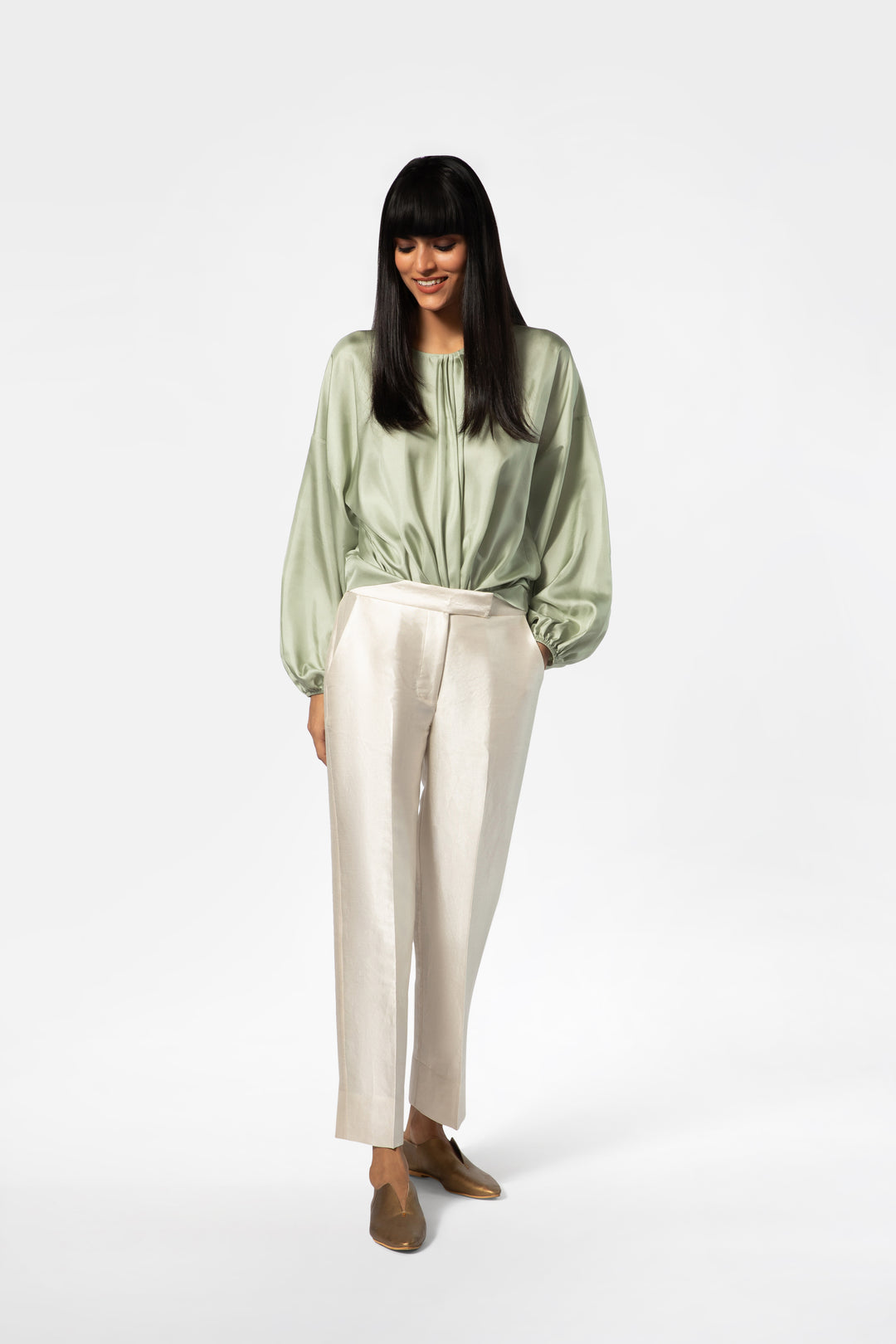 Handwoven Silk Brocade Culotte