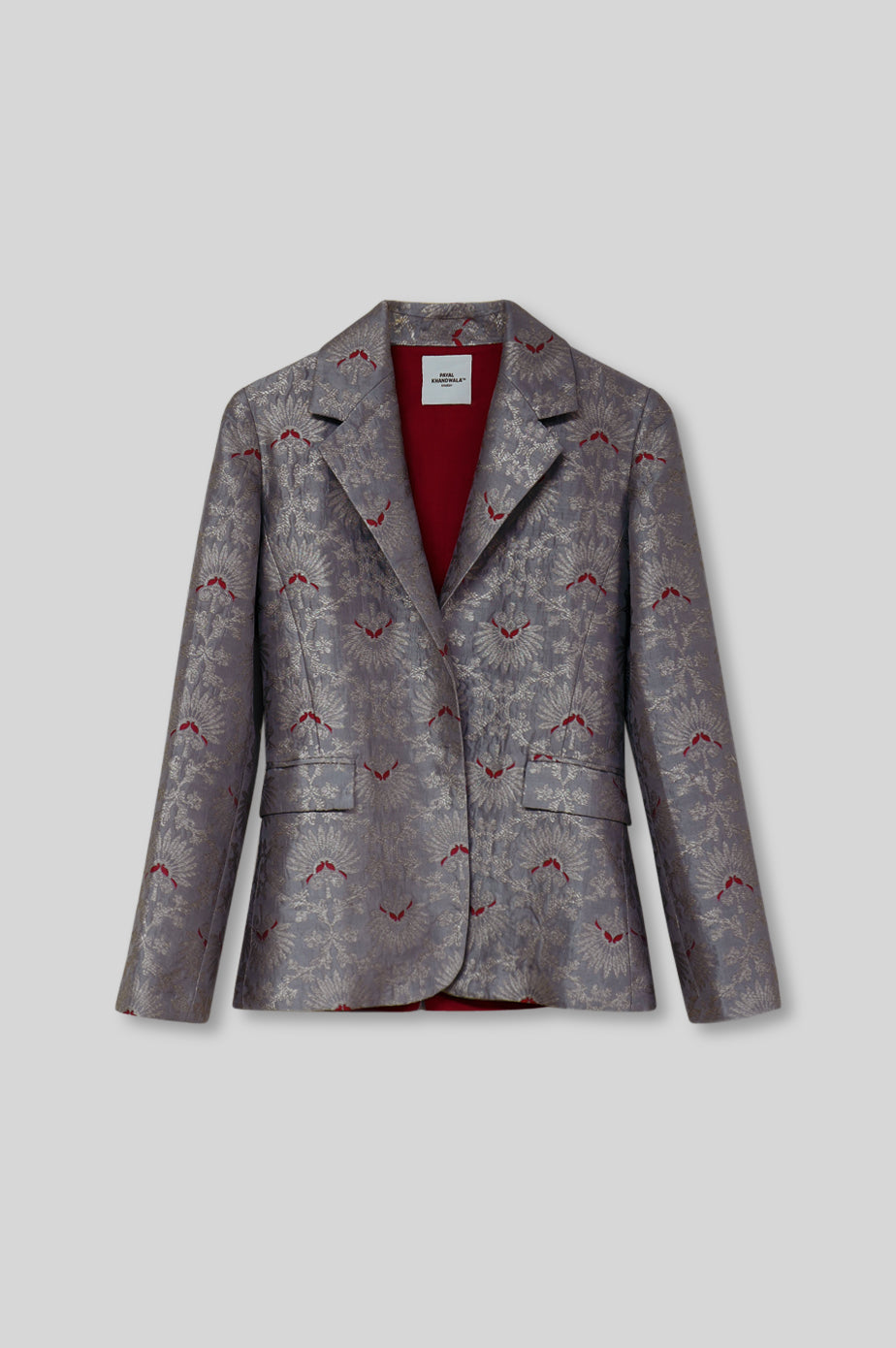 Silk Brocade Blazer