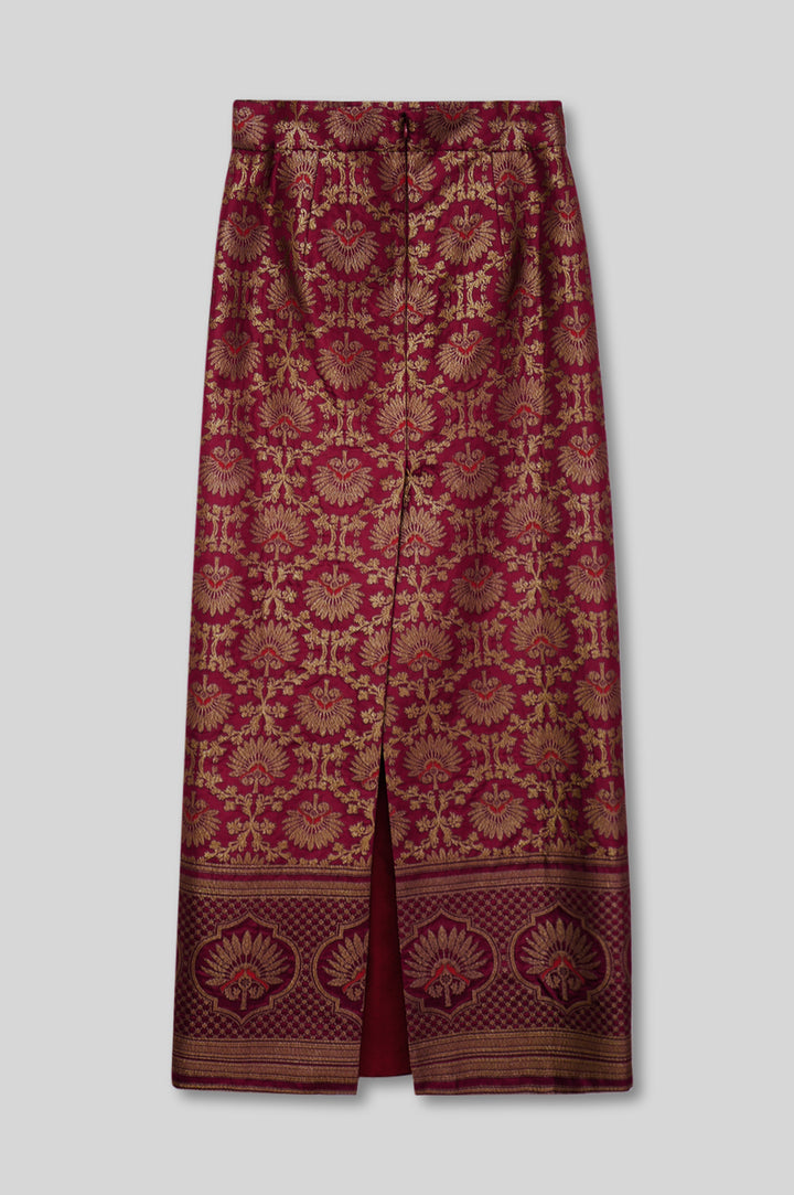 Silk Brocade Skirt