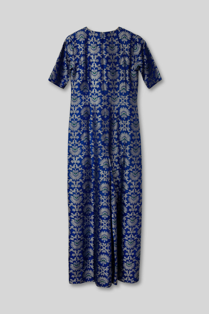 Silk Brocade Jumpsuit