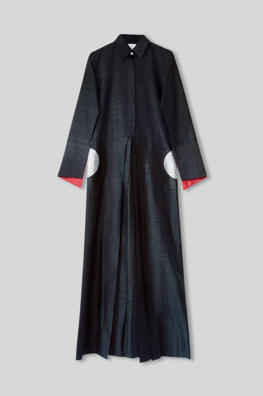 Silk Shirt Dress
