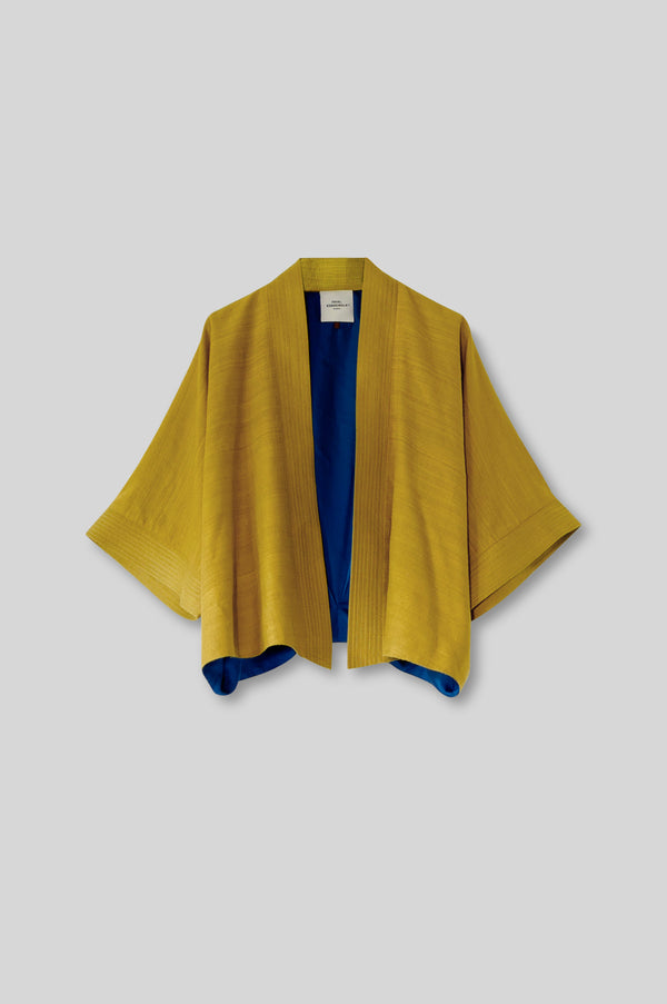Silk Cropped Jacket