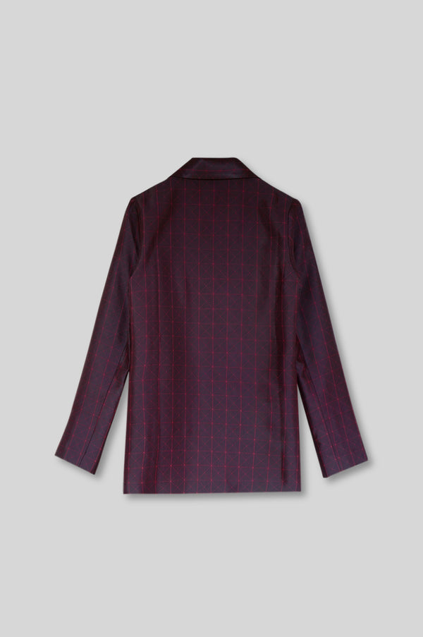 Silk Brocade Blazer