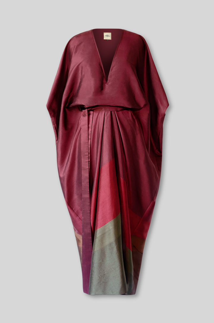 Silk Belted Dress