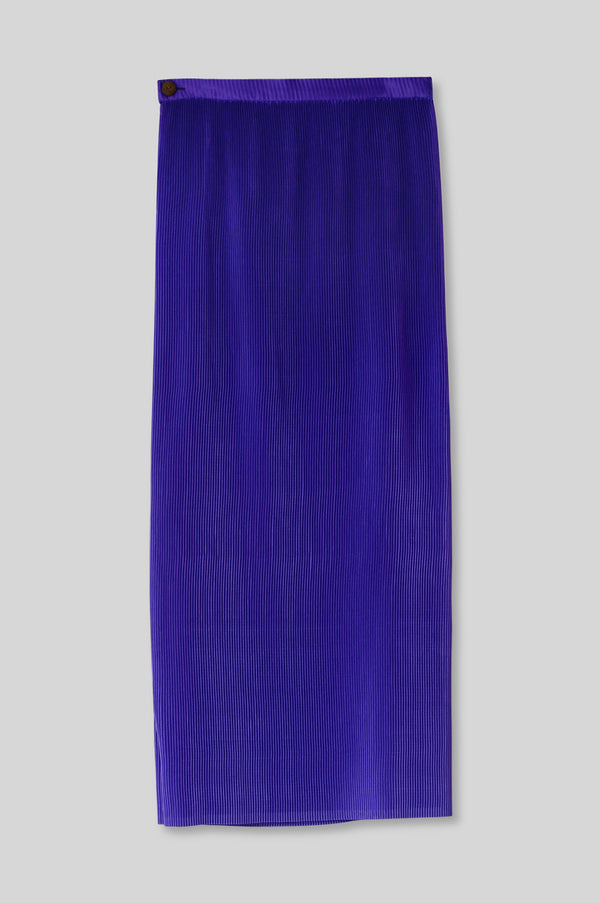 Pleated Wrap Skirt