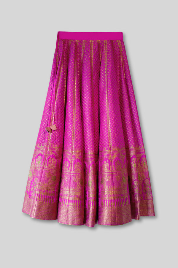 Silk Brocade Skirt