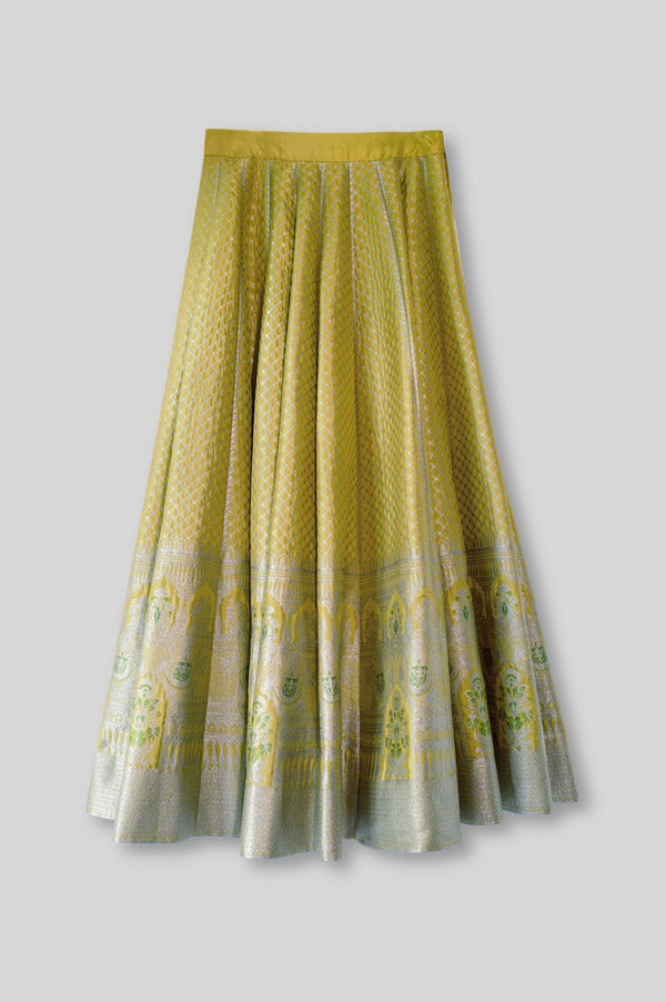 Silk Brocade Skirt