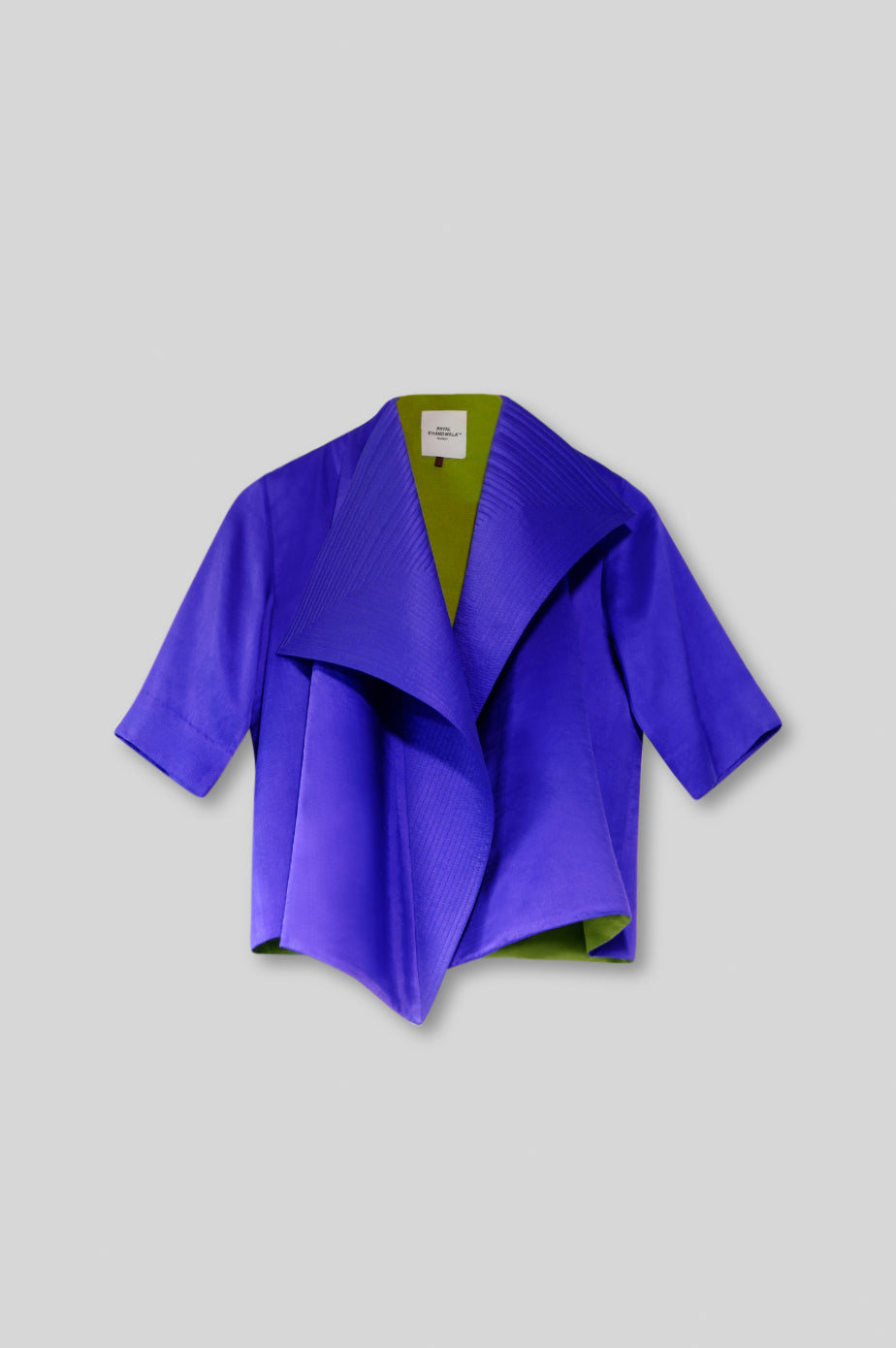 Silk Cropped Jacket