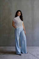 Pleated Box Top