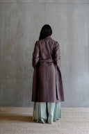 Silk Brocade Longline Jacket
