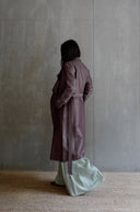 Silk Brocade Longline Jacket
