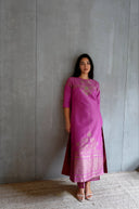 Silk Brocade Kurta Set