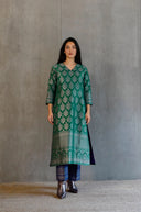 Silk Brocade Kurta Set