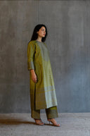 Silk Brocade Kurta Set