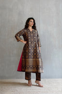 Silk Brocade Kurta Set