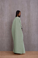 Pleated Kimono Cape