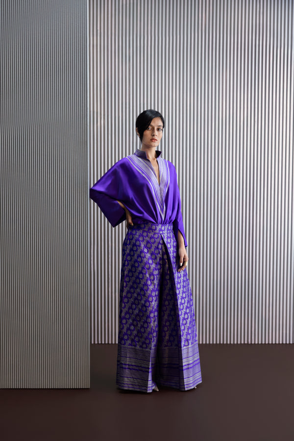 Handwoven Silk Brocade Trouser