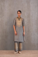 Silk Brocade Kurta Set