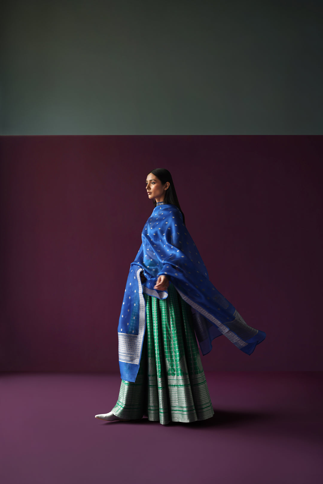 Silk Brocade Dupatta