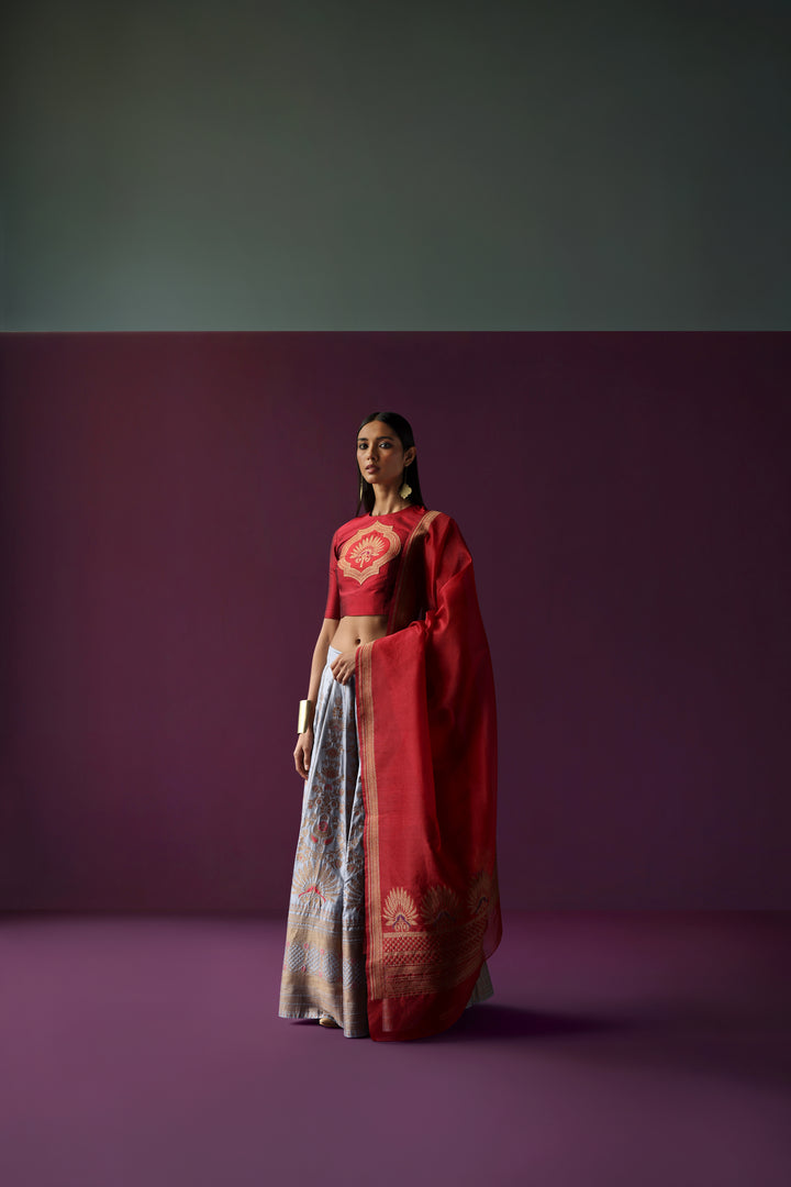 Silk Brocade Dupatta