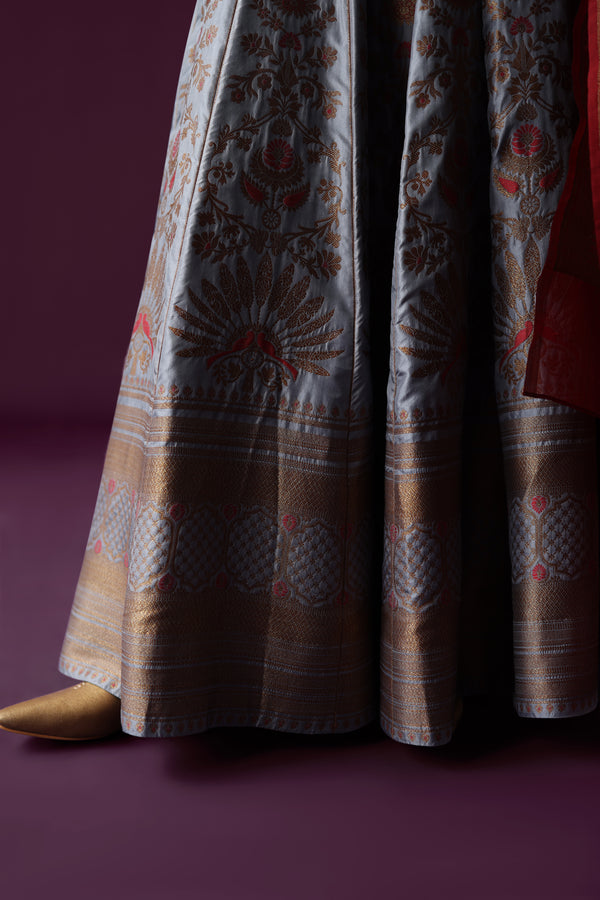 Silk Brocade Lehenga