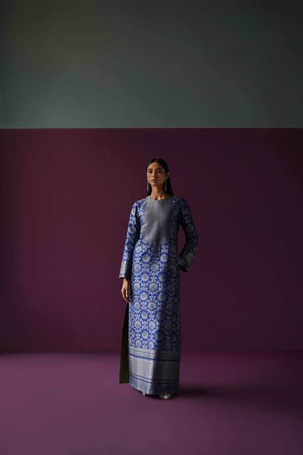 Silk Brocade Maxi